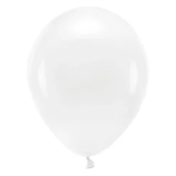Eco Luftballons Naturkautschuklatex einfarbig 10 Stück 30cm verschiedene Pastellfarben
