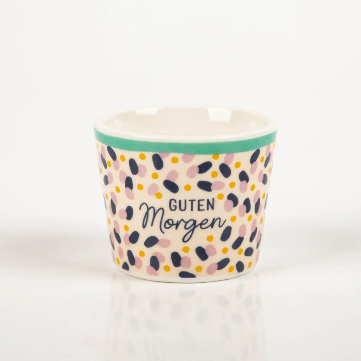 Eierbecher "Guten Morgen" Porzellan 5x4cm von Grafik Werkstatt