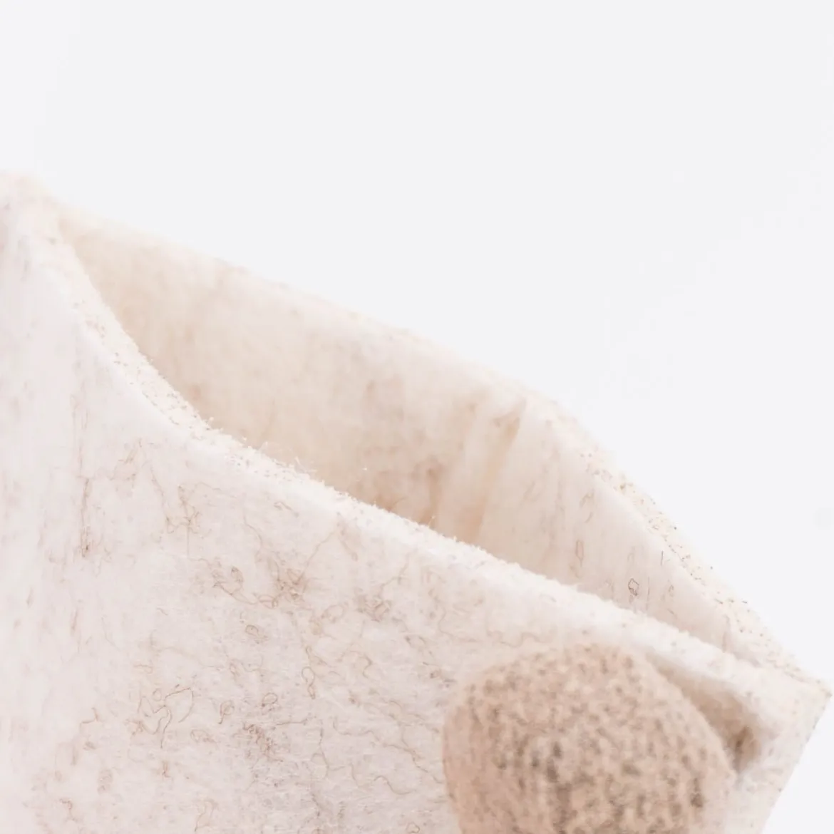 Eierwärmer Hase aus Polyesterfilz in hellgrau dunkelgrau oder beige 8,5x22cm