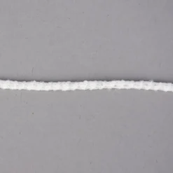 Elastische Rundschnur Gummiband weiß 70°C waschbar Durchmesser ca. 2,5mm