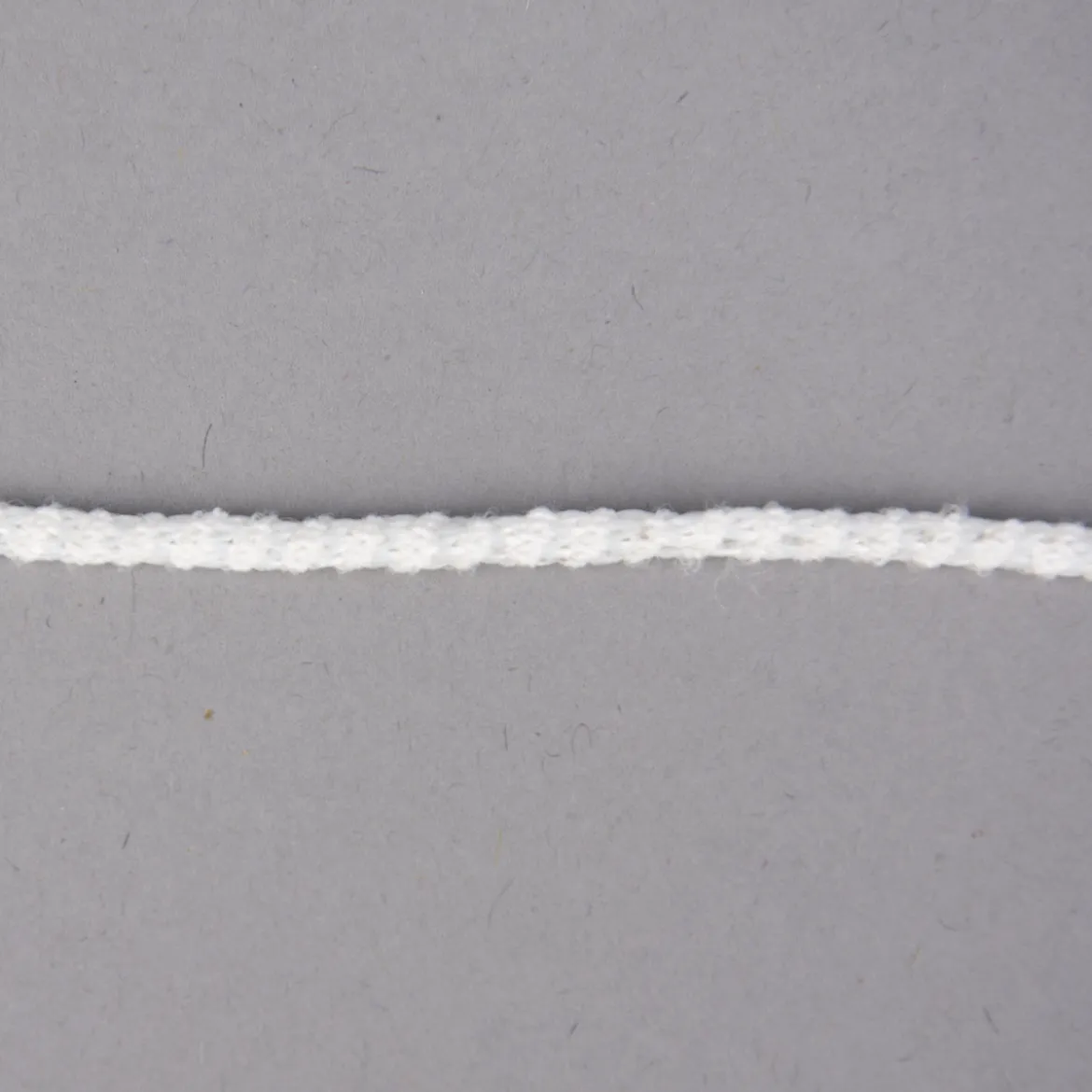 Elastische Rundschnur Gummiband weiß 70°C waschbar Durchmesser ca. 2,5mm