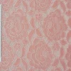 Elastische Spitze Blumen mit Wellen Abschluss beidseitig rosa