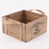 3er Set Aufbewahrungsboxen Natural Organics aus Holz mit Jutehenkeln natur verschiedene Größen