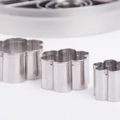 24er Set Ausstecher aus Metall für Deko 8 verschiedene Formen je 3 Stück 2-4cm von Rayher