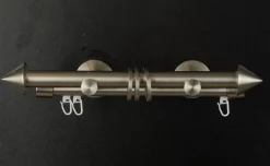 2er Set Endstück Cone 20mm Edelstahloptik