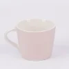 Espresso Tasse aus Porzellan Herz mit Strauß rosa pastell 50ml von der Schreibkram Manufaktur