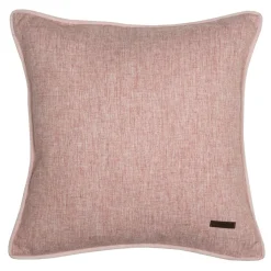 Esprit Kissenhülle Harp mit Samt-Kederumrandung rosa 38x38cm