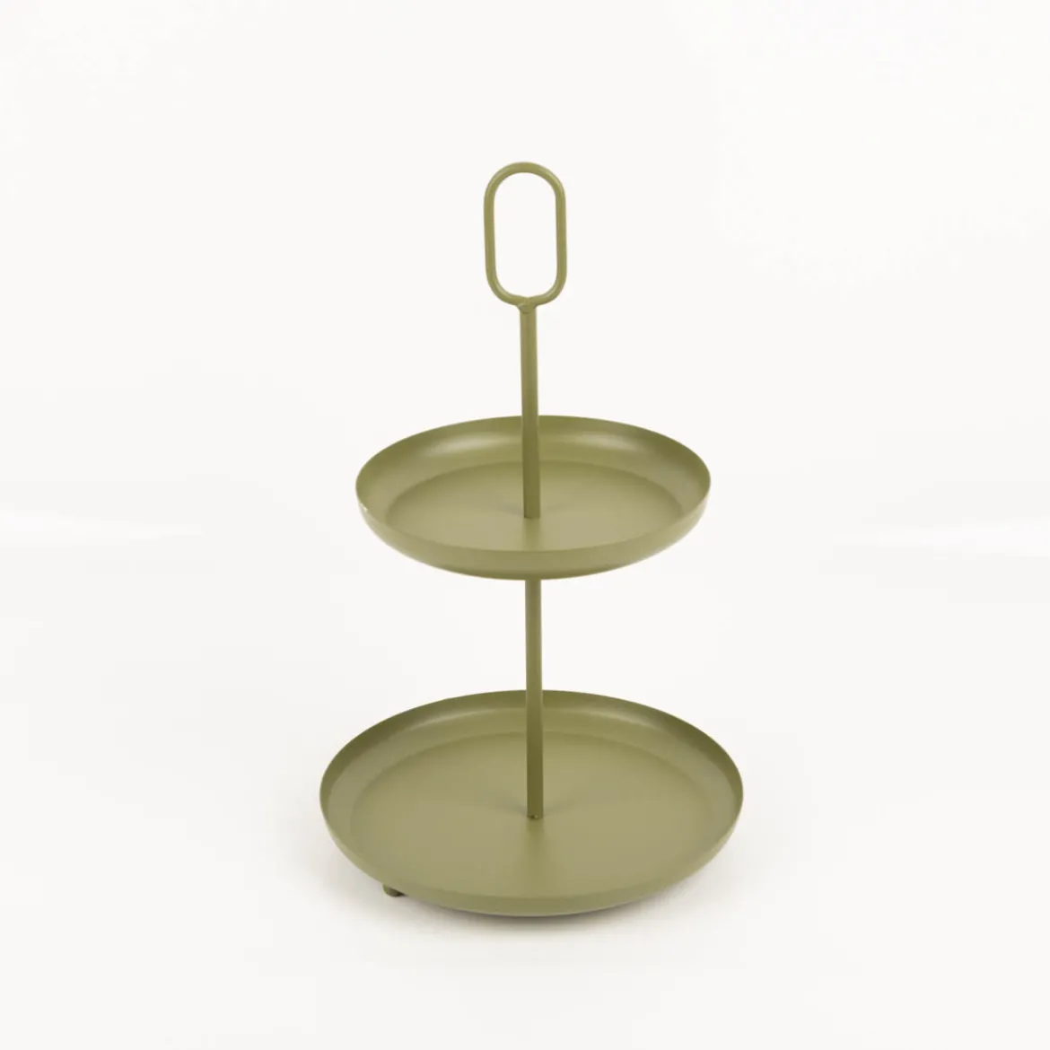 Etagere Metall zweistufig lebensmittelecht grün 20,5 x 34cm von Boltze