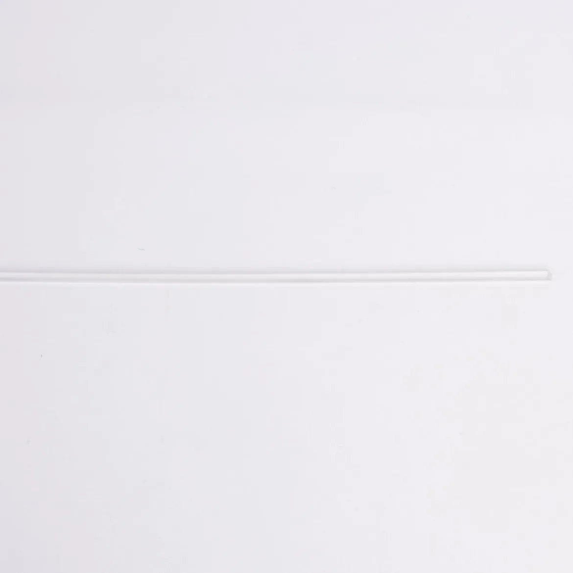 Faltenstab Stabilisierungsstab für Faltrollos Kunststoff transparent rund D: 4mm