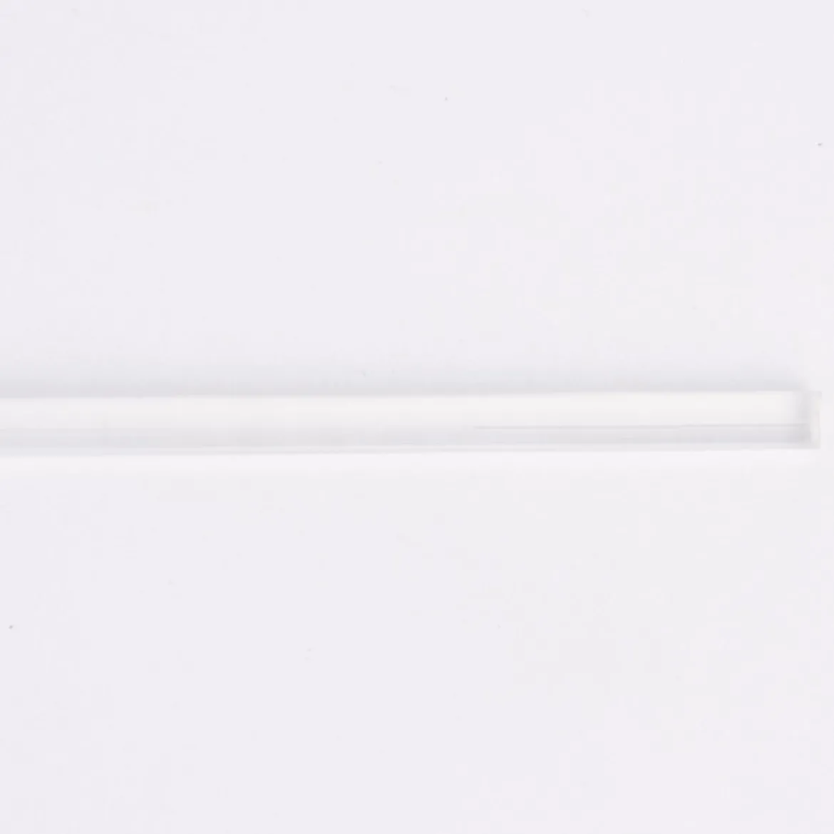 Faltenstab Stabilisierungsstab für Faltrollos Kunststoff transparent rund D: 4mm