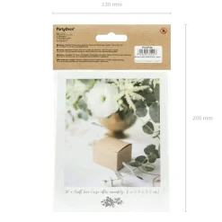 Faltschachteln Boxen Kraftpapier Karton 10 Stk 6x5,5x3,5cm