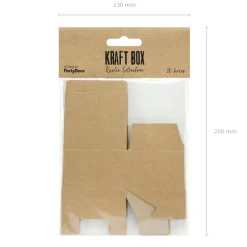 Faltschachteln Boxen Kraftpapier Karton 10 Stk 6x5,5x3,5cm