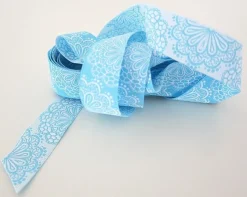 Farbenmix Webband SpitzenWerk hellblau Breite: 1,5cm