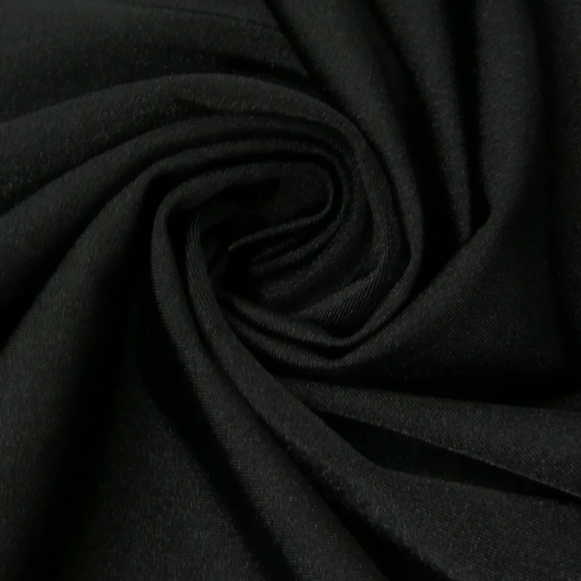 Faschingsstoff elastisch uni schwarz 1,5m Breite