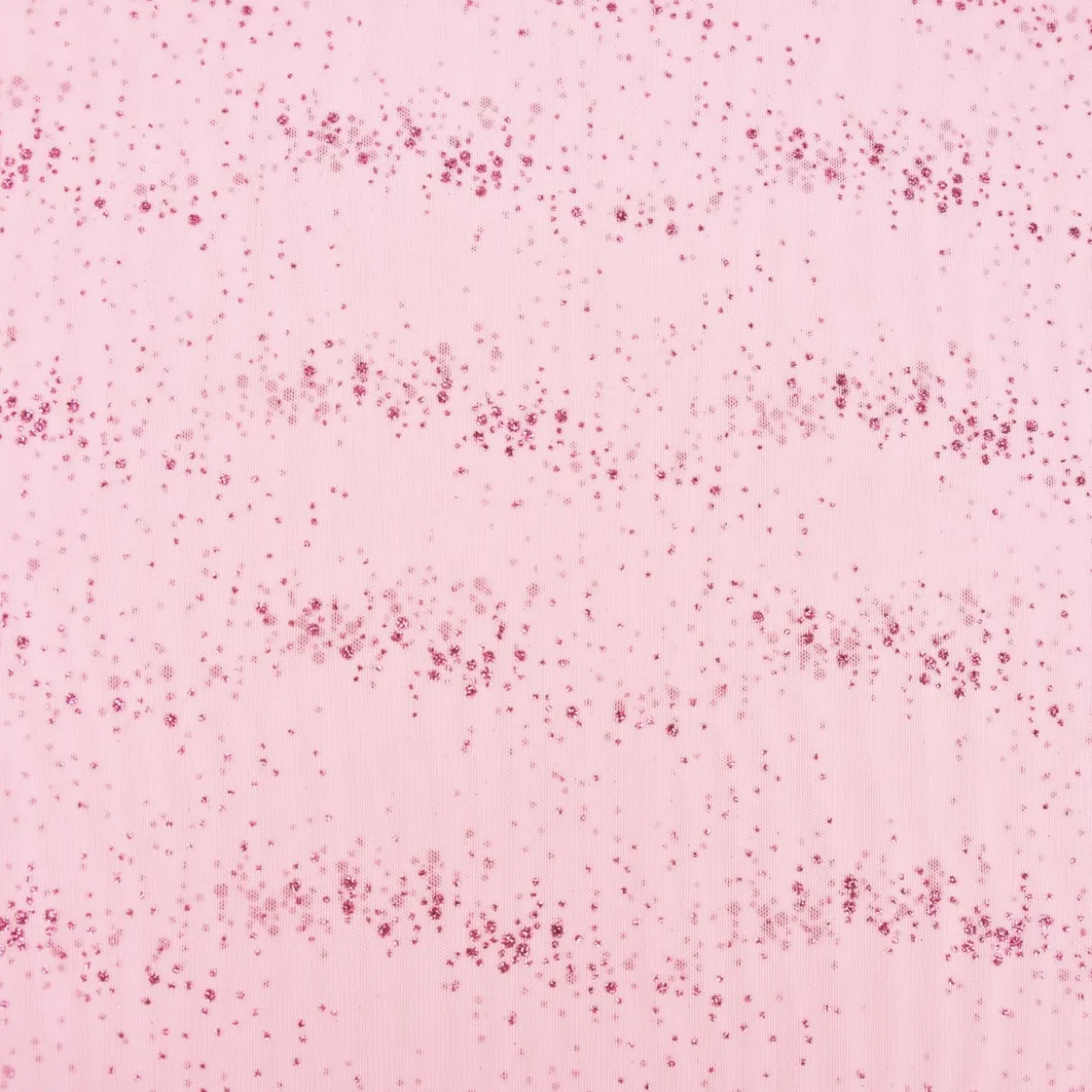 Faschingsstoff Stretch Tüll weich Glitzer einfarbig rosa 1,5m Breite