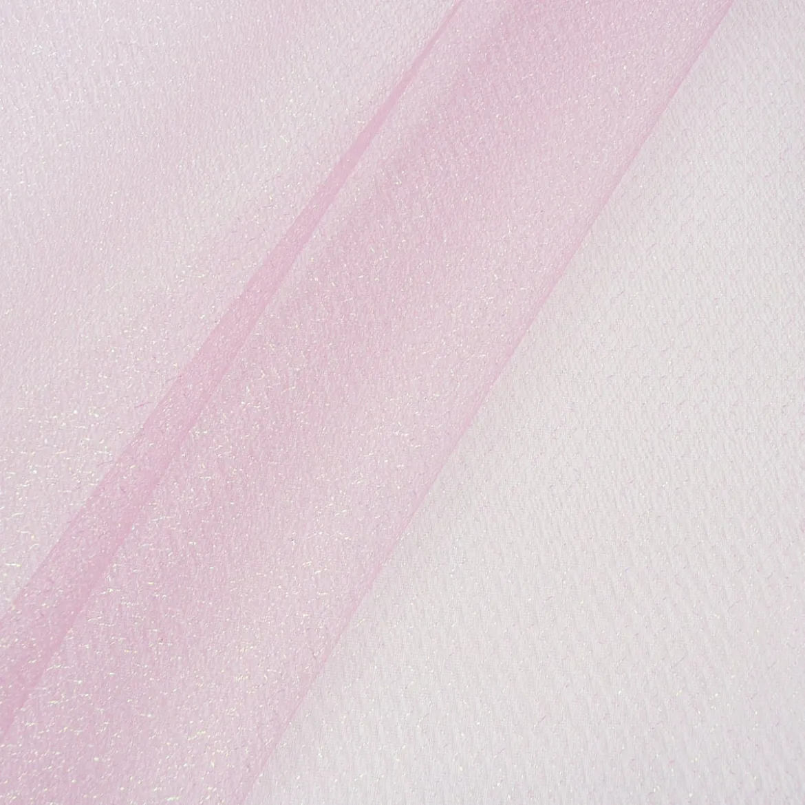 Faschingsstoff Tüll Glitzertüll rosa Glitzer 1,5m Breite