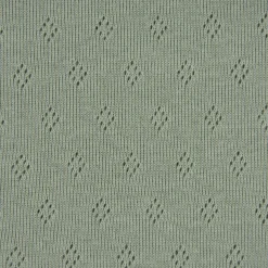Feinstrick Jersey Baumwolle Pointoille Lochmuster einfarbig dunkel mint 1,4m Breite