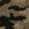 Fellimitat Kunstfell Camouflage oliv schlamm schwarz 1,45m Breite