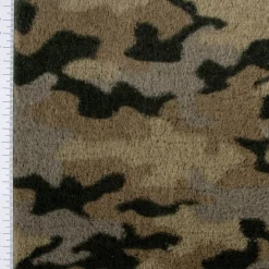 Fellimitat Kunstfell Camouflage oliv schlamm schwarz 1,45m Breite