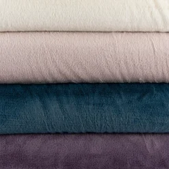 Fellimitat Kunstfell Diaz kuschelweich blau 1,45m Breite
