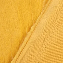 Fellimitat Kunstfell kuschelweich einfarbig safrangelb 1,45m Breite