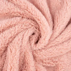 Fellimitat Kunstfell mit Lurex Glitzer rosa silberfarbig 1,5m Breite