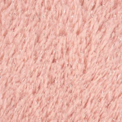 Fellimitat Kunstfell mit Lurex Glitzer rosa silberfarbig 1,5m Breite