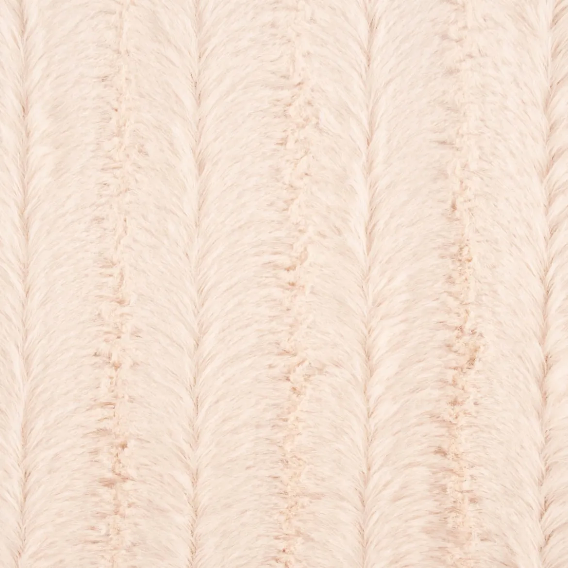 Fellimitat Kunstfell Streifen beige 1,5m Breite