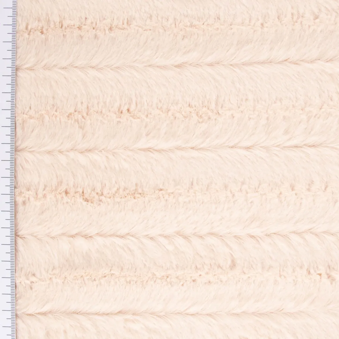 Fellimitat Kunstfell Streifen beige 1,5m Breite