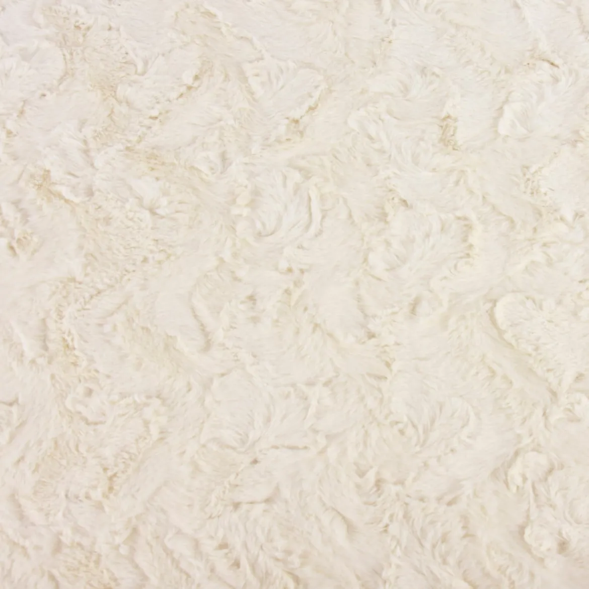 Fellimitat Kunstfell Wellen ecru creme 1,5m Breite