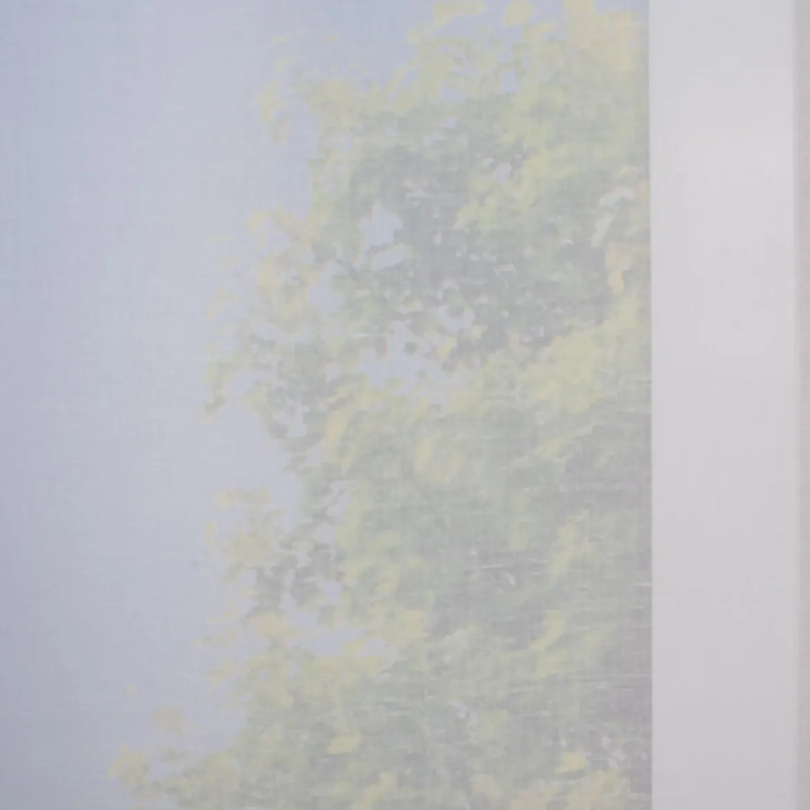 Fertiggardine Schal mit Schlaufenband Batistoptik creme 145x245cm