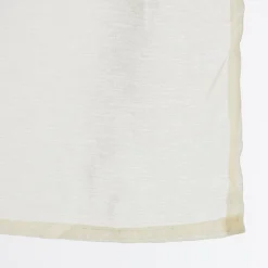 Fertiggardine Ösengardine einfarbig Voile Struktur creme 135x260cm