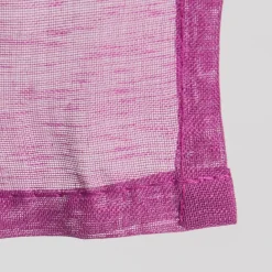 Fertiggardine Ösengardine einfarbig Voile Struktur beere 135x260cm