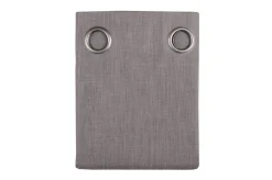 Fertiggardine Ösengardine Struktur uni taupe 140x260cm