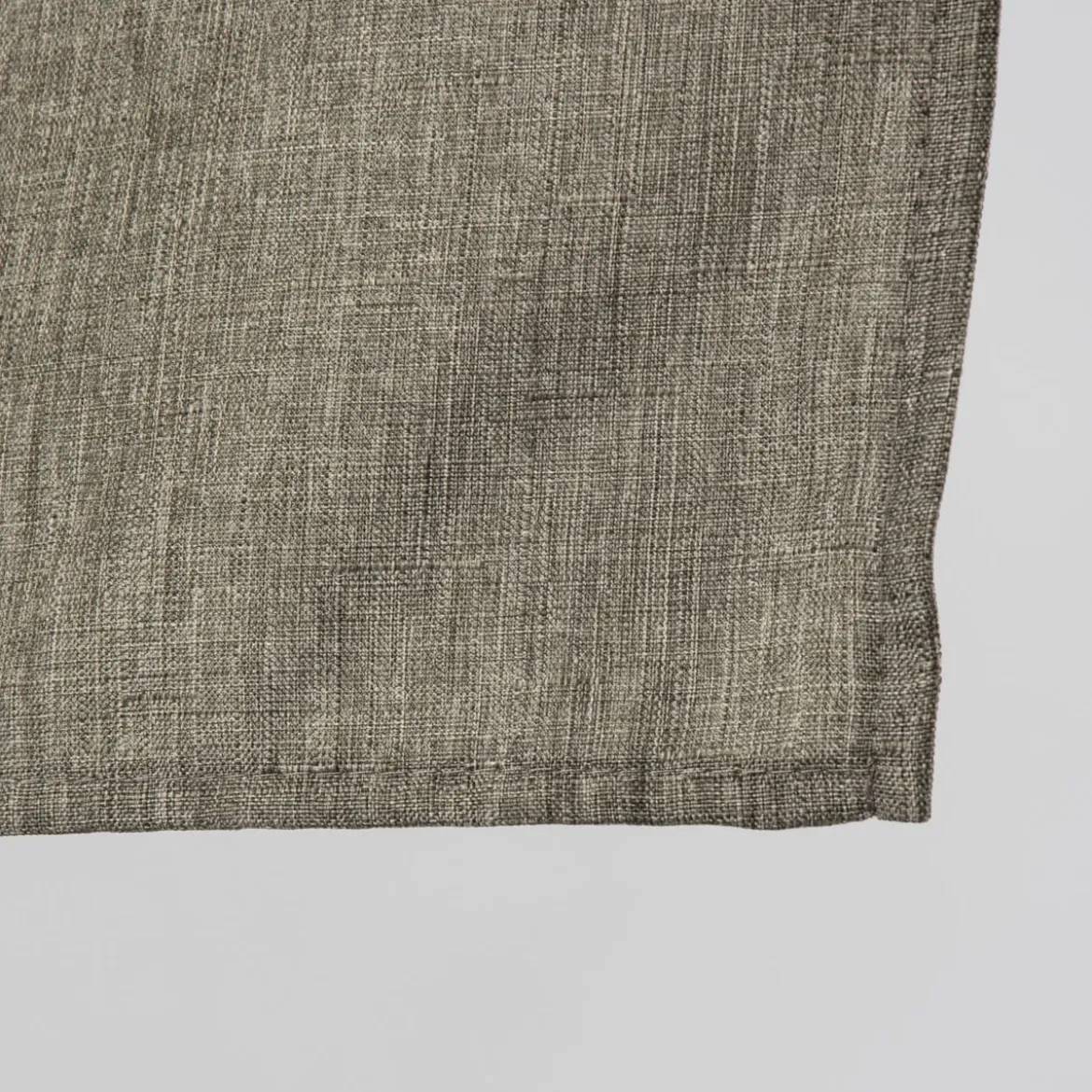 Fertiggardine Ösengardine Struktur uni taupe 140x260cm