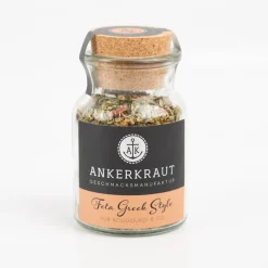 Feta Greek Style Gewürzmischung im Glas 55g mit Korkdeckel von Ankerkraut