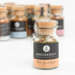 Feta Greek Style Gewürzmischung im Glas 55g mit Korkdeckel von Ankerkraut