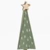 Filz Weihnachtsbaum grün zum Stellen 21 cm – Holzfuß & Stern von Rayher