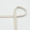 Flachkordel Baumwolle sand Breite: 1,5cm