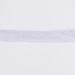Flachkordel Baumwolle weiß Breite: 2cm