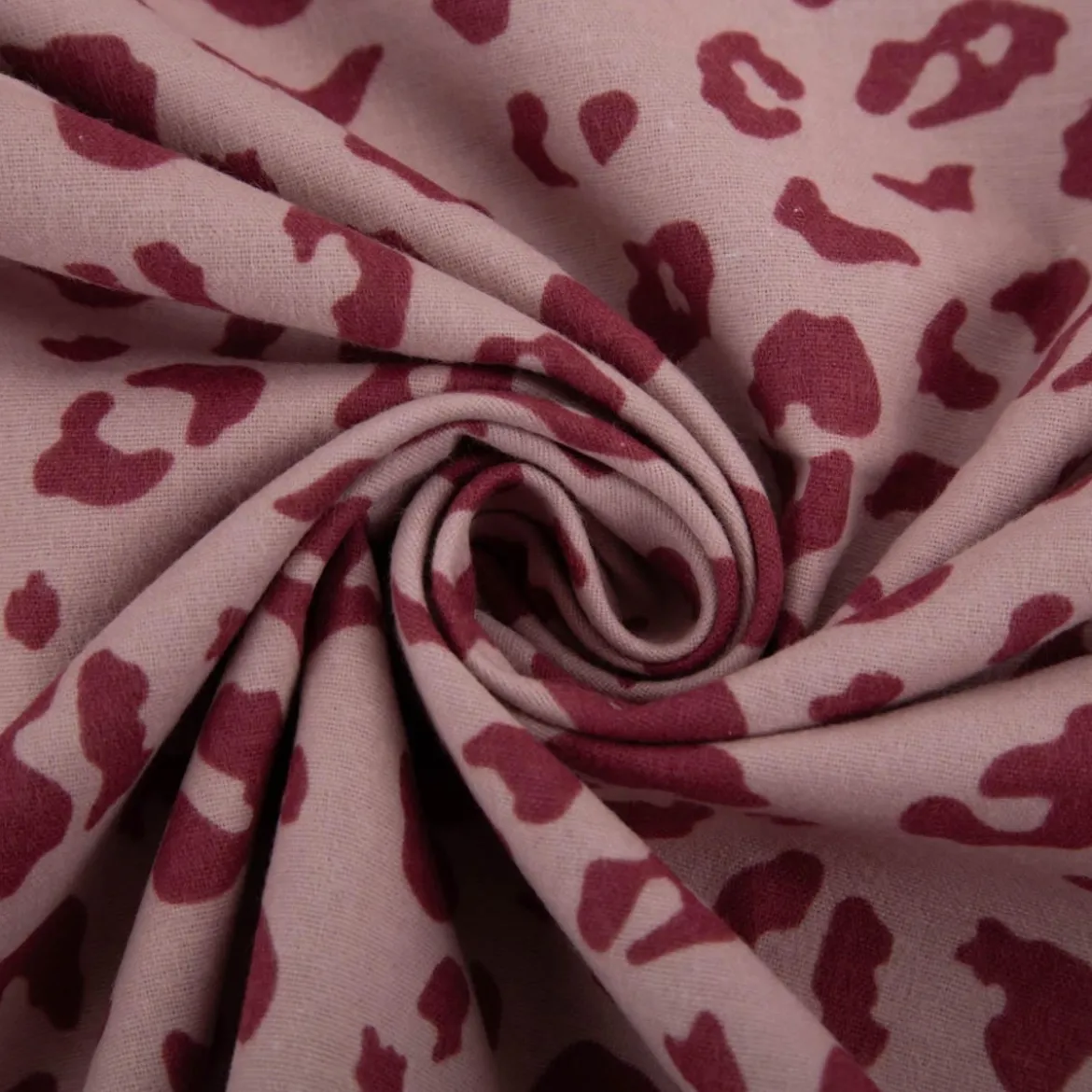 Flanell Stoff Baumwollflanell Leo rosa pink 1,47m Breite