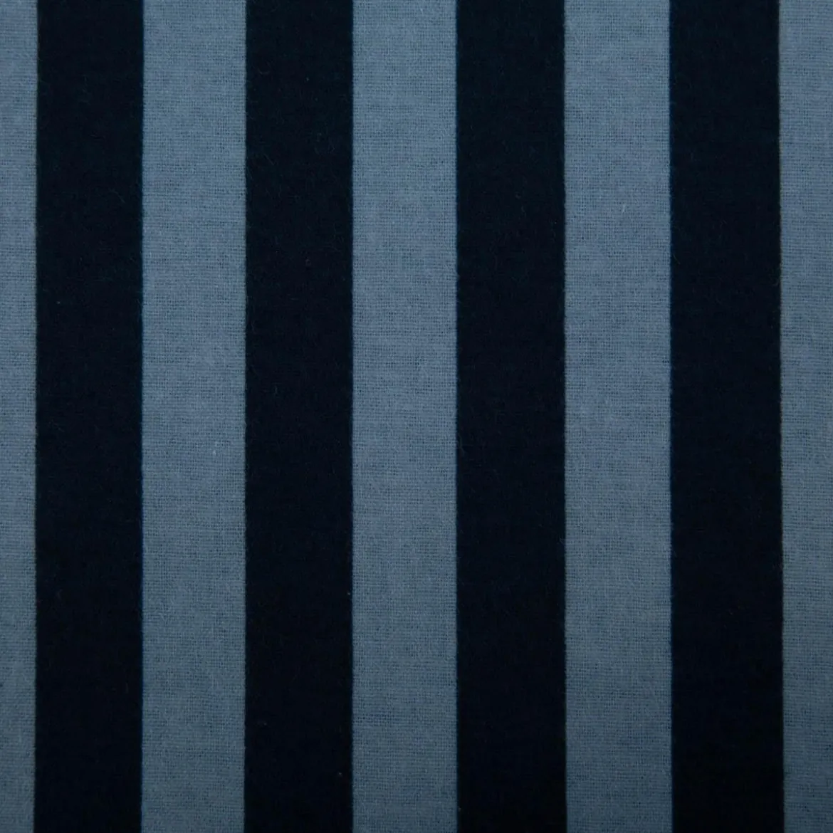 Flanell Stoff Baumwollflanell Streifen hellblau blau 1,47m Breite