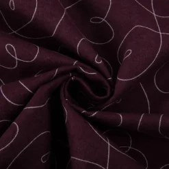Flanell Stoff Baumwollflanell Herzen aubergine weiß 1,47m Breite