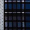 Flanell Stoff Baumwollflanell Karo blau 1,47m Breite