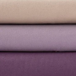 Flanell Stoff Baumwollflanell einfarbig dunkel violett 1,4m Breite