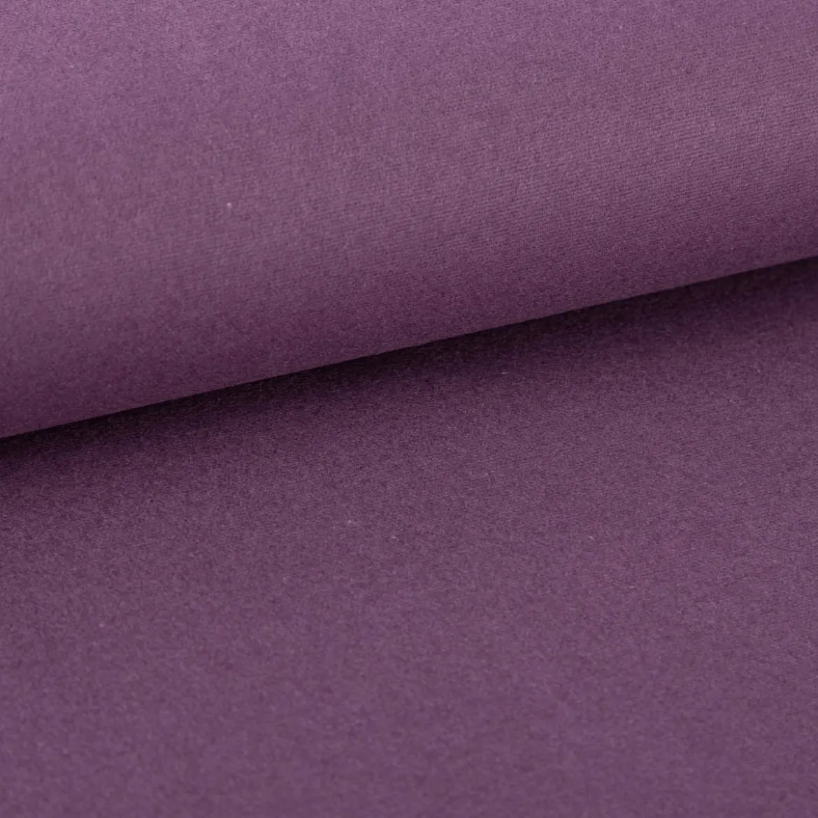 Flanell Stoff Baumwollflanell einfarbig dunkel violett 1,4m Breite