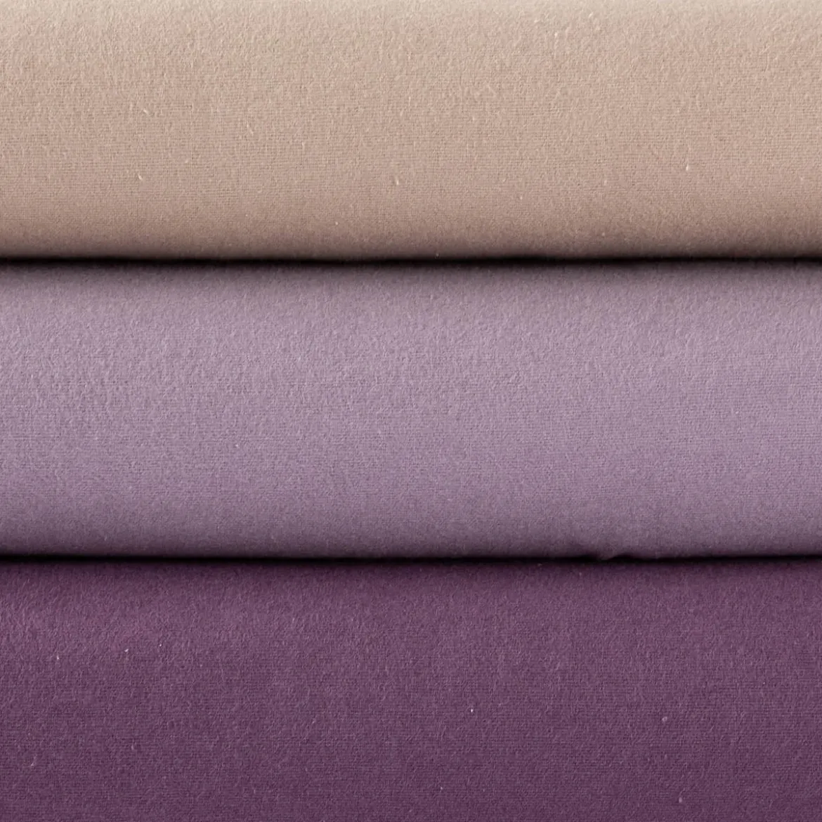Flanell Stoff Baumwollflanell einfarbig hell violett 1,4m Breite