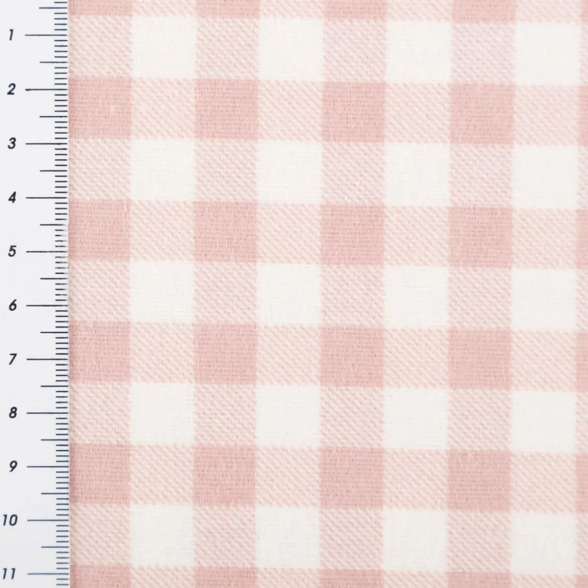 Flanellstoff Baumwollstoff Karos rosa 1,43m Breite