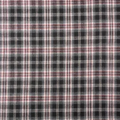 Flanellstoff brushed yarn died checks Karo schwarz rot 1,45m Breite