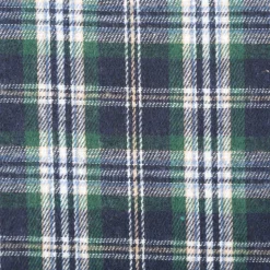 Flanellstoff brushed yarn died checks Karo dunkelblau grün blau1,45m Breite